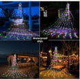 thumbnail image 6 of Morttic 33FT 100 LED String Lights , Plug in String Lights 8 Modes Waterproof for Indoor Outdoor Christmas Tree Wedding Party Bedroom (Blue), 6 of 12