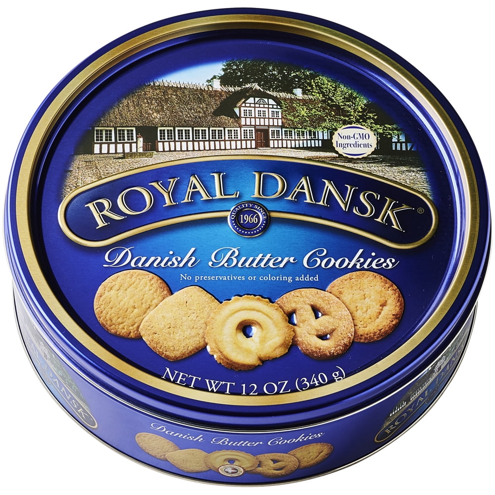 I øvrigt Blind bibliotek Royal Dansk Danish Butter Cookies, 12 Oz. - Walmart.com