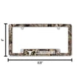 thumbnail image 4 of Texas NCAA Longhorns Chrome Metal License Plate Frame with Bold Mossy Oak Camouflaged Camo Design, 4 of 4