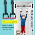thumbnail image 3 of Anillos de gimnasia Greeniant Paquete de 2 con correas para entrenamiento de fuerza 2m, 3 of 6