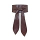 thumbnail image 2 of Cinturón ancho de piel sintética para mujer, ideal como regalo, decoración de ropa, faja ajustable. Marrón, 2 of 9