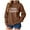 Brown, variant on Jkety Fall Sweatshirts for Women Christmas Merry Bright Crewneck Mens Womens Sweatshirt Green,2XL