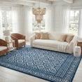 thumbnail image 5 of Safavieh Tulum Ophelia Oriental Area Rug, Navy/Ivory, 5'3" x 7'6", 5 of 15