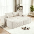 thumbnail image 6 of FIONA'S MAGIC Cloud Sectional Couches,Modular Sofa with Deep Seat, Sponge Compression Sofas, White, 6 of 7