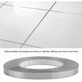 thumbnail image 3 of Silver Tape Decal Tape, Pet Room Floor Crevice Line Sticker Self Adhesive Ground Corner Tile Decor (1cm*50m Silver), 3 of 8