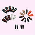 thumbnail image 4 of Yoyauz 24PCS Almond Shaped Nail, Fake Nail, Pink And White Ghost Design, Charming Acrylic Nail, Halloween Suitable For Girls And Ladies, 4 of 5