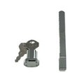 thumbnail image 3 of WRS Chrome Sliding Glass Door Lock - Keyed Alike, 3 of 4