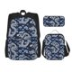 thumbnail image 1 of Easygdp Dragon Mochila para Niños y Niñas con Set de Caja de Almuerzo y Estuche para Lápices 3 en 1, Mochila Escolar Estampada para Adolescentes, 1 of 7