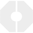 thumbnail image 4 of 22"OD x 7"ID x 8 3/4"C x 1"P Westin Architectural Grade PVC Contemporary Ceiling Medallion, Two Piece, 4 of 11