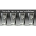 thumbnail image 2 of Holohan Irish Coat of Arms Pint Glasses - Set of 4 (Sand Etched), 2 of 2