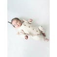 thumbnail image 3 of Lapa Baby Toddler Girl Rib-knit Ruffle Button Romper Jumpsuit, 3 of 4