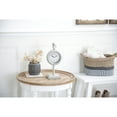 thumbnail image 3 of DecMode 15" White Metal Pendulum Clock, 3 of 8