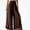 Brown, variant on Afuyipoi Women’s Palazzo Pants Chiffon High-Waisted Flowy Pants White M