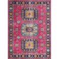 thumbnail image 1 of Bashian H114-FUC-4X6-Z042A Heritage Collection Oriental Transitional Polypropylene & Cotton Machine Made Area Rug, Fuchsia - 3 ft. 8 in. x 5 ft. 6 in., 1 of 1