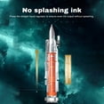 thumbnail image 5 of AUQ Fountain Pen Retractable: 0.38mm Blue&black Ink Transparent Barrel Includes 5 Refillable Ink Cartridges,Medium Nib Transparent Barrel for Smooth Writing No Leaking Green Pens & Blue Ink, 5 of 6