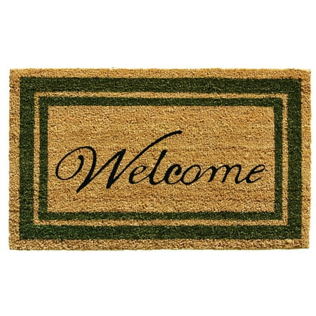 Home & More Border Welcome Coir Outdoor Doormat