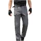 thumbnail image 2 of Pantalones largos para hombre, cintura elástica, informales, deportivos, multibolsillos, de poliéster., 2 of 9