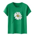 thumbnail image 5 of Xdegoge Recent Purchases T Shirts for Women Short Sleeve Summer Tops Floral Graphic Tees Casual Tunic Cute T-Shirt Loose Fit Crew Neck Blouses Plus Size Basic Shirts Cancel Order Women's, 5 of 5