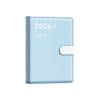 WSZZL Magnetic Closure Thick Notebook, 320 Pages Daily Weekly Planner, All-in-One Layout for Goal Setting, Portable A5 Size for On-the-Go Organization, Perfect for Professionals