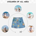 thumbnail image 6 of Kids' Beach Pants Comfortable Swim Trunks Parrots and Dolphins Pattern Shorts for Pool Vacation and Lounge Wear X-Large, 6 of 8