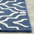 thumbnail image 3 of SAFAVIEH Cambridge Julian Geometric Wool Runner Rug, Navy Blue/Ivory, 2'6" x 6', 3 of 8