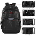thumbnail image 3 of 24 Pack of Bulk Wholesale Solid Color Reflective Transparent See Through Mesh Stadium Approved Backpacks for Travel and Commuting in Assorted Colors, 3 of 7