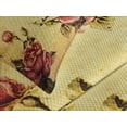 thumbnail image 4 of Ambesonne Rose Quilted Bedspread Set 3 Pcs, Victorian Style Pattern, Queen Size, Cream Pink Green, 4 of 5