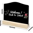 thumbnail image 2 of 10 Pcs Mini Chalkboards, Small Blackboard With Wood Stand, Double Sided Tabletop, 2 of 5