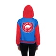 thumbnail image 3 of Women's New Era  Royal Buffalo Bills Throwback Full-Snap Hooded Jacket, 3 of 5
