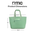 thumbnail image 5 of RTIC Ultra-Tough Tote Bag, 40 Ltr Fully Waterproof Bag, Sage, 5 of 8