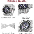thumbnail image 3 of A ALPS Men’s Digital Analog Watches Military Sport Outdoor Wristwatch Waterproof Wristwatch Gift for Man, 3 of 7