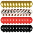 thumbnail image 2 of 60Pcs 12inch Black Gold Red Balloons, Red Black and Metallic Gold Balloons for Birthday, Anniversary, Graduation Party Decorations, 2 of 4