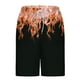 thumbnail image 4 of Pantalones Cortos para Hombre Cintura Elástica con Bolsillos, Forro de Impresión de Moda Casual para la Playa, Al Aire Libre Y el Uso Diario, 4 of 6