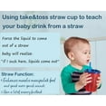 thumbnail image 2 of Mini Short Pinch Test Passed 9.9" Replacement Reusable Toddlers& Kids&Baby Silicone Small Straws for The First Years Take & Toss Spill Proof Straw Cup-Safe Fun for Baby Teething Chewing, 2 of 5