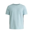 thumbnail image 4 of Athletic Works Men's and Big & Tall Men's Soft ButterCore Tee with Short Sleeves, Sizes S-5XL, 4 of 5