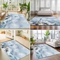 thumbnail image 4 of 8'x10' Area Rugs, Coastal Lighthouse Indoor Outdoor Area Rug for Living Room Bedroom, Summer Ocean Nautical Sea Waves Blue Washable Bathroom Rugs Kitchen Floor Carpet Mats Home Decor Aesthetic, 4 of 8