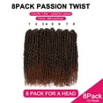 thumbnail image 4 of MORICA Passion Twist Hair 8 Packs 22 Inch Passion Twist Crochet Hair For Women, Crochet Pretwisted Curly Hair Passion Twists Synthetic Braiding Hair Extensions (22 Inch 8 Packs, T350), 4 of 5