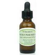 Dr Adorable - 1 oz with dropper - Prickly Pear Seed Oil - 100% Pure Organic Cold Pressed Natural Hair Skin Care Anti Aging