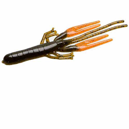 Zoom Salty Lil' Critter Craw Chartreuse/Pepper Bait New 12 Pack 