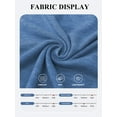 thumbnail image 5 of TEMOFON Womens Sweatshirts V Neck Color Block Fall Clothes Long Sleeve Shirts for Women T Shirts Tops Pullover Tunic Tops Blue Tops, 5 of 8