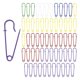 thumbnail image 1 of Uxcell 60-Pack Alfileres de Seguridad Grandes, 2.5" Alfileres de Bloqueo para Moda/Ropa/Coser/Manualidades, Multicolor, 1 of 1