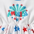 thumbnail image 7 of Gubotare Fourth of July Baby Girl Bodysuit Baby Girl Romper Baby Cute Bodysuit Jumpsuit One-Piece Clothes 0 3 6 9 12 18 24 Months (White,Size 6-12 Months), 7 of 7