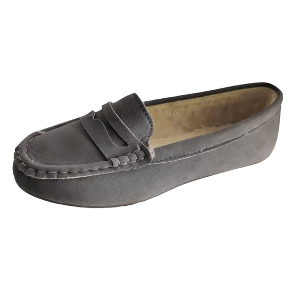 Sngxgn Women’s Flats Shoes Comfortable Slip On Casual Ballet Flats Dress Shoes Flats(Grey,37)
