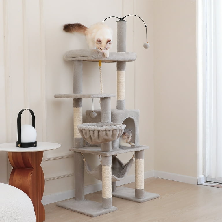 Vibrant Life 58.5inch Multi Level Cat Tree Tower with Interactive