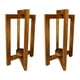 thumbnail image 2 of Portavelas,Soportes integrados para centros de mesa de farolillos de boda,Centros de mesa para bodas: faroles de madera para velas,Farol decorativo de estilo rústico para bodas,Faroles 2 piezas, 2 of 9
