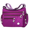 thumbnail image 1 of 1 bolso bandolera de nailon multicapa impermeable para un solo hombro., 1 of 5