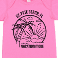 thumbnail image 4 of Inktastic Summer Vacation Mode St. Pete Beach Florida Boys or Girls Baby Bodysuit, 4 of 5