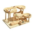 thumbnail image 2 of Pista de canicas de madera para niños, juguete de canicas para armar, rompecabezas único Estilo B, 2 of 9