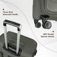 thumbnail image 4 of New York Xpress 26" Softside Expandable Luggage Medium Checked Suitcase with Spinner Wheels & TSA Lock, Grey - 8809, 4 of 8