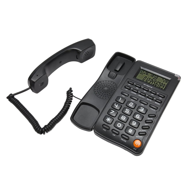 Teléfono Con Cable, Interfaz Divisor De Resistencia De Skid Interfaz Multipropósito Big Bothline Teléfono Pantalla De 16 Bits Para Sala De Estar Para La Oficina